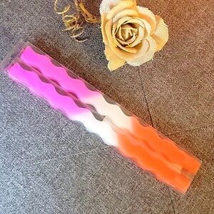NWT Neon Taper Candles 10"